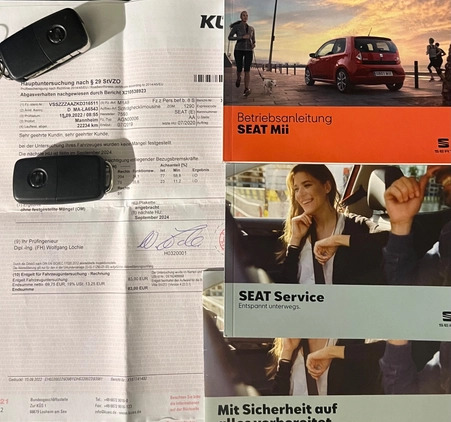 Seat Mii cena 32800 przebieg: 43000, rok produkcji 2019 z Syców małe 301